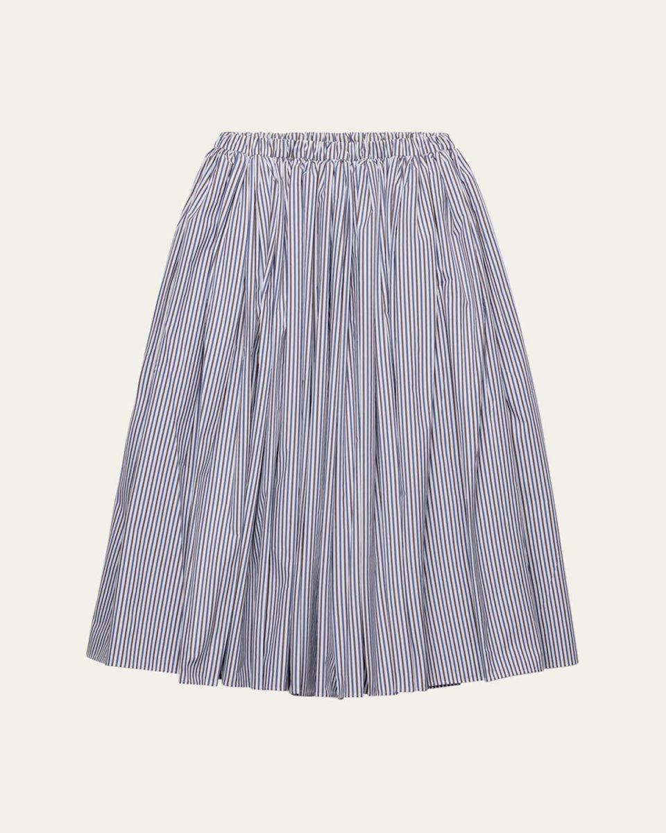 Striped A-Line Full Skirt